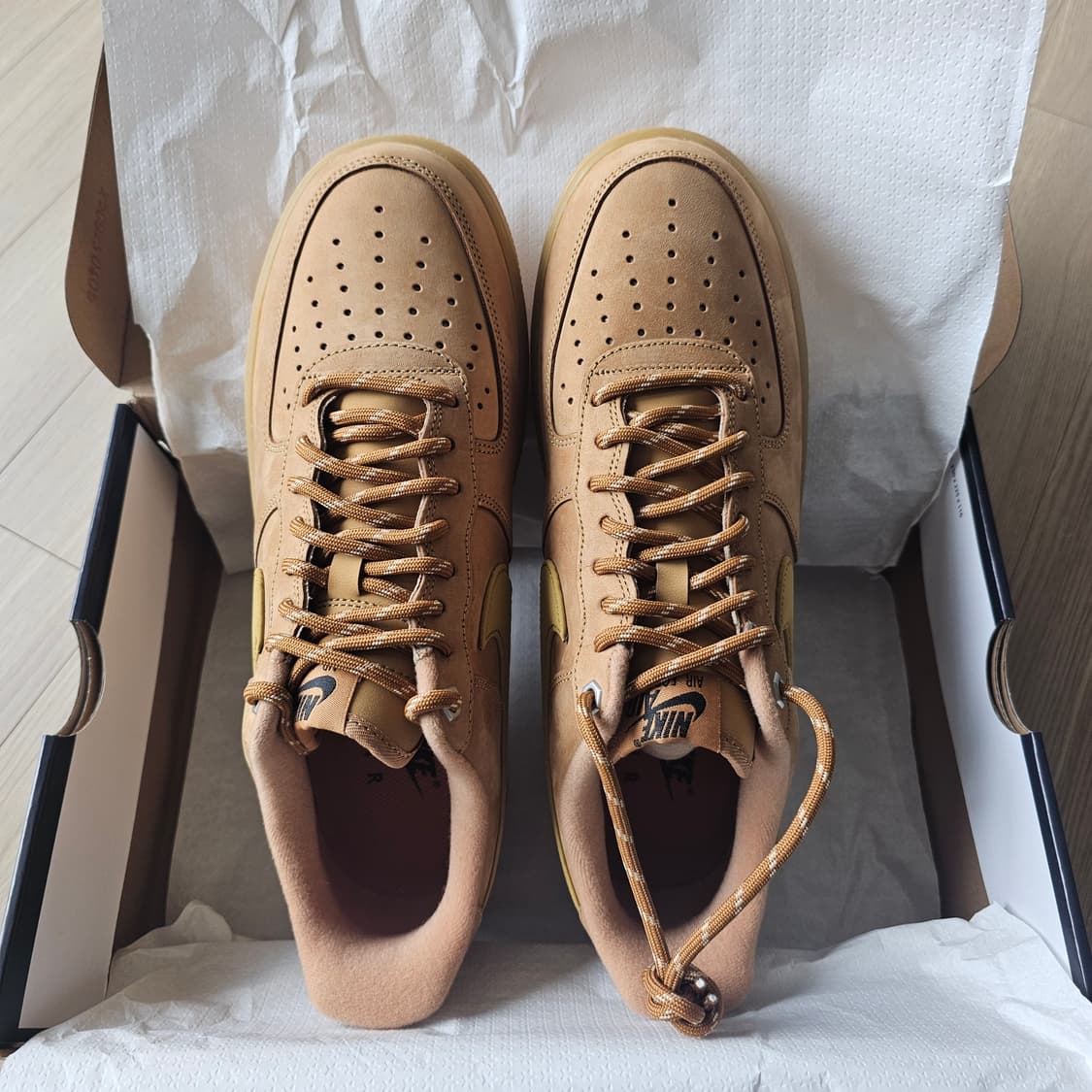 275 새제품) 나이키 에어포스 1 '07 WB 플랙스 된장포스 된포 상품이미지4