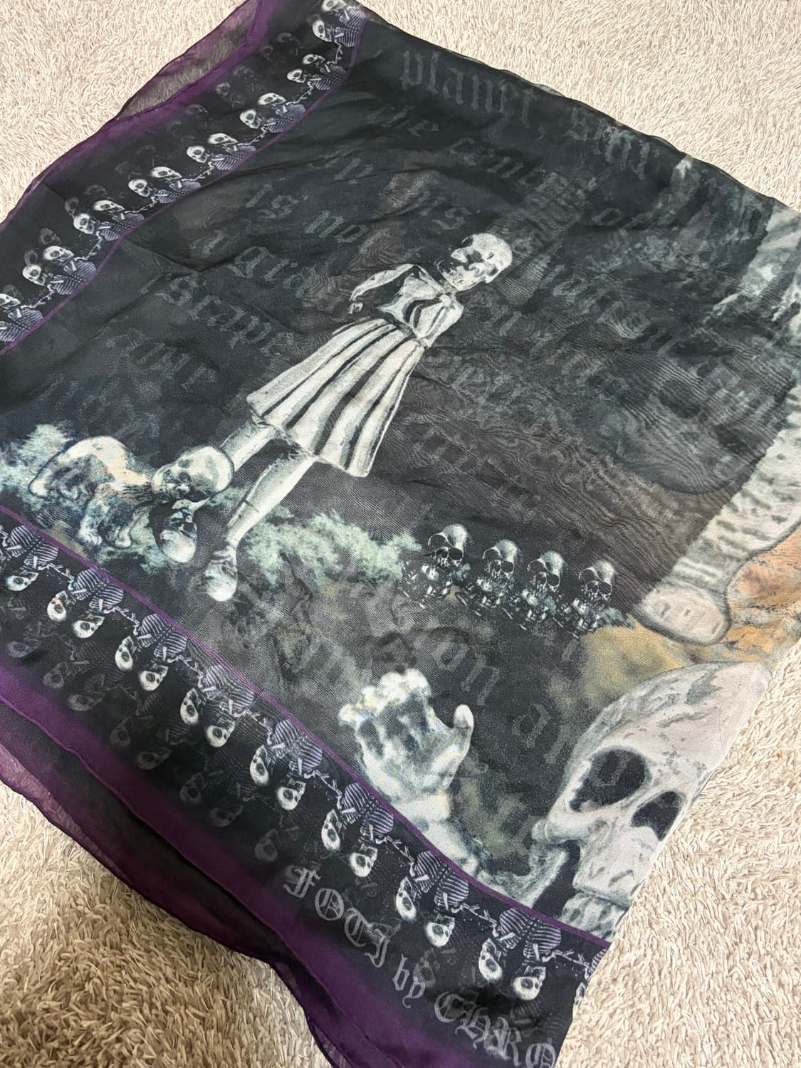 크롬하츠 포티 실크 스카프 상품이미지1