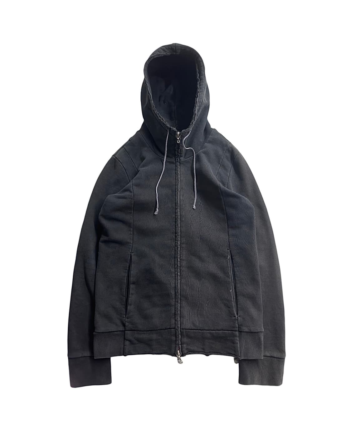 빈티지 디스트레스 헤비 스웻 후드 집업 상품이미지1