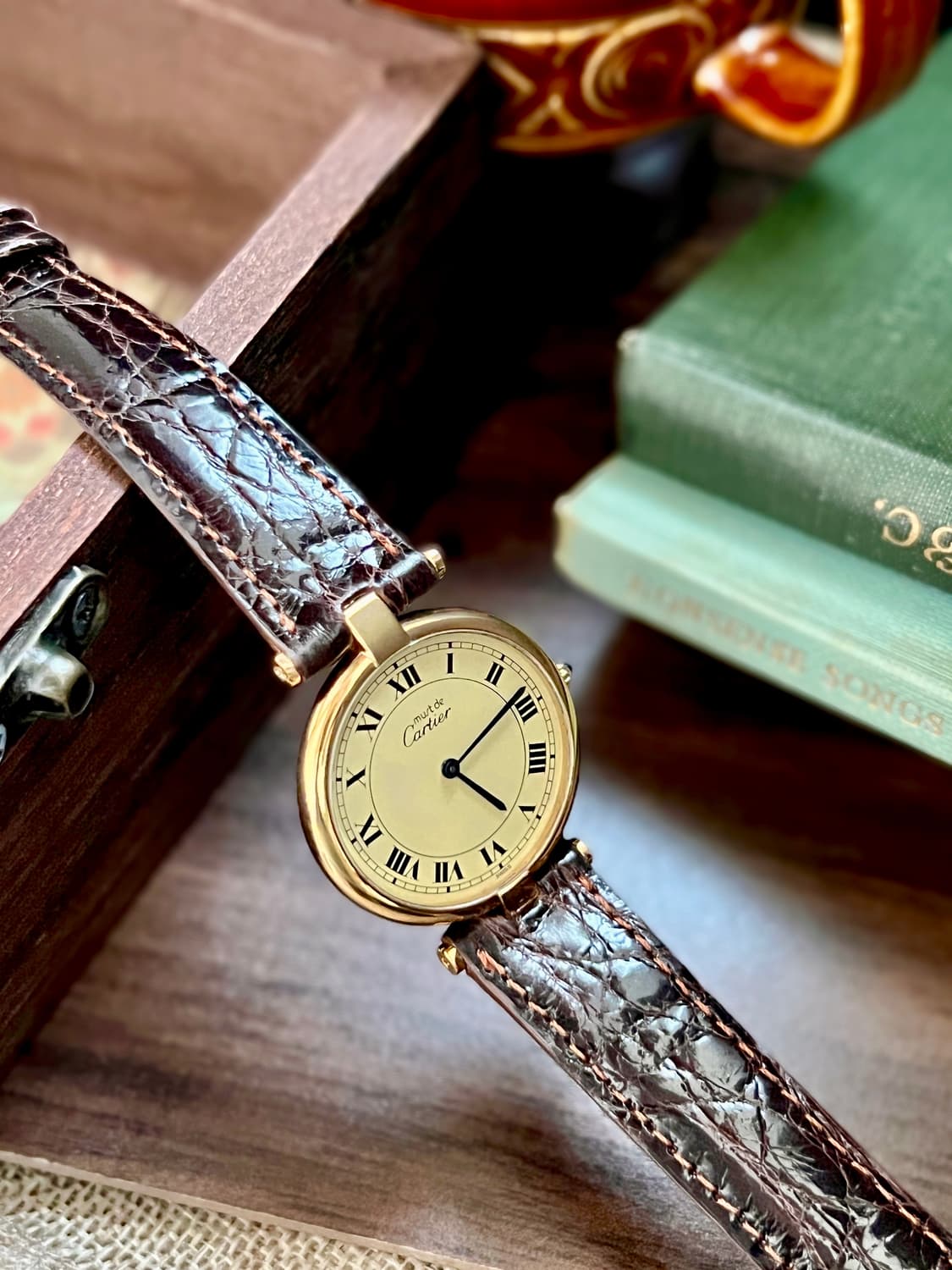  머스트 드 까르띠에 방돔 베르메이유 시계(L남여동용) / 정품감정. 케 상품이미지7