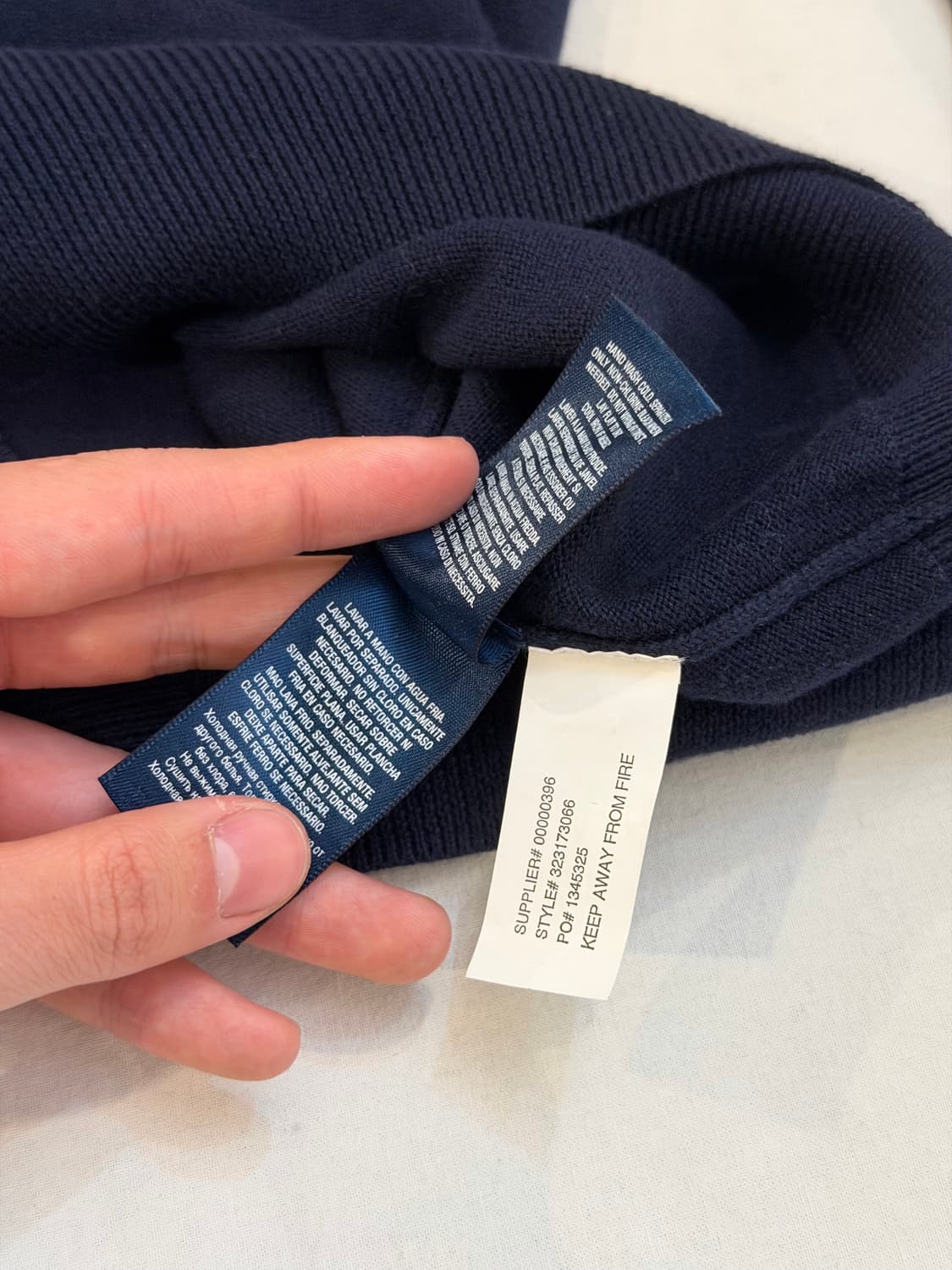 폴로 랄프로렌 그린포니 니트 네이비 상품이미지4