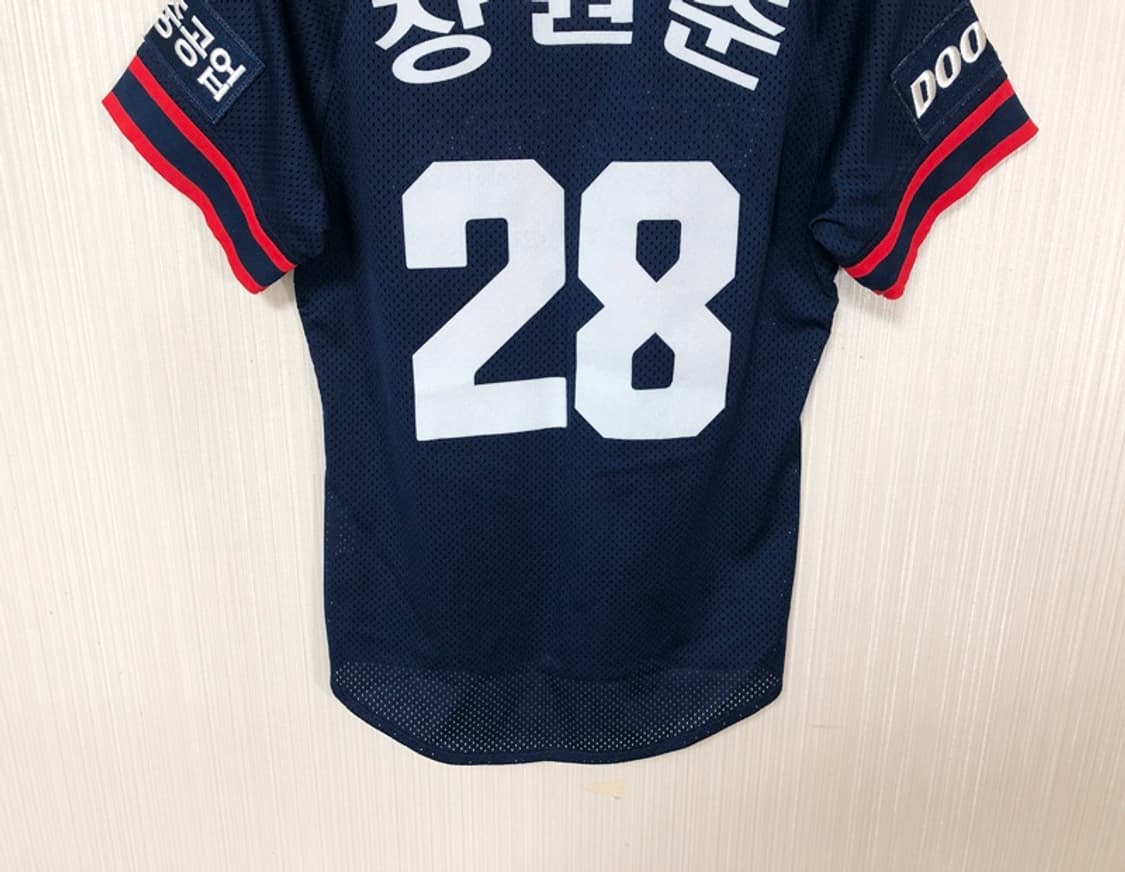 KBO 두산베어스 올드원정 유니폼/져지 9호(80) #25 장원준 상품이미지10