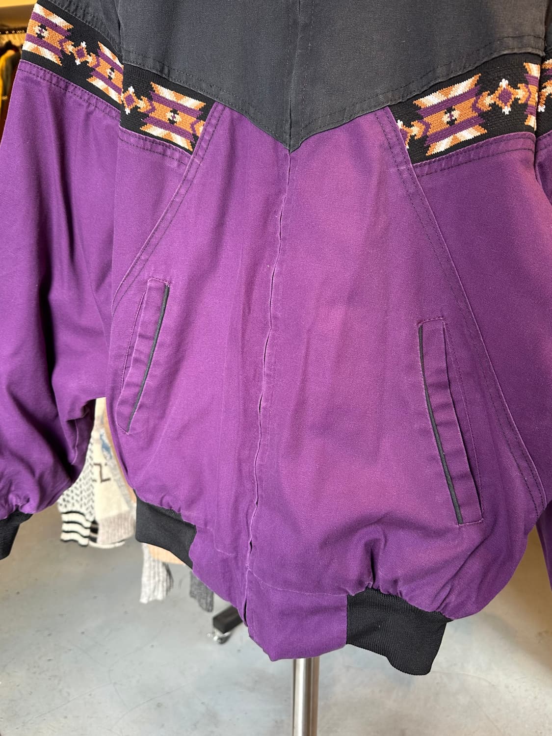 90s 웨스턴 아즈텍 컨버스 붐버 자켓 made in usa 상품이미지5