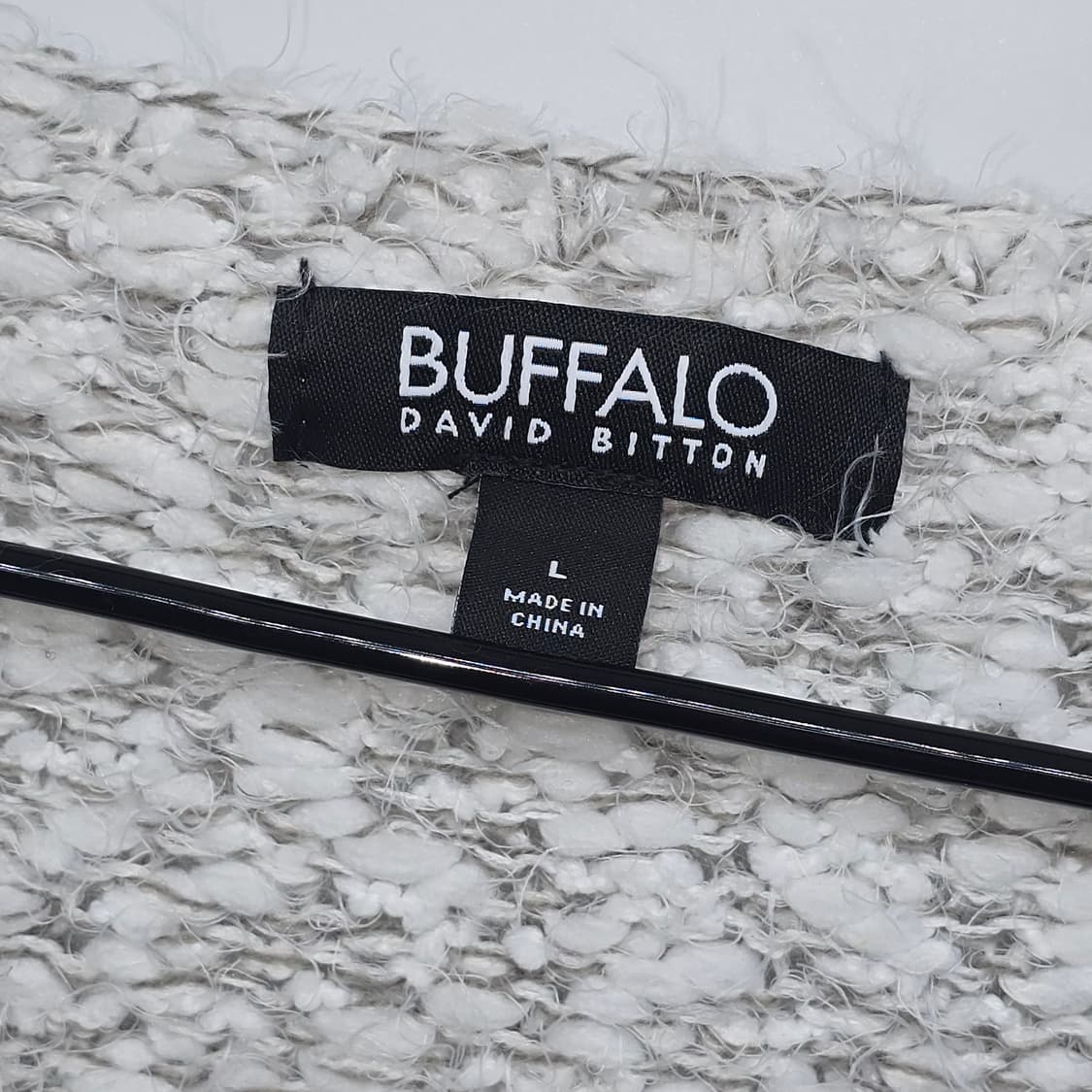 BUFFALO 화이트 믹스 니트 스웨터 상품이미지2