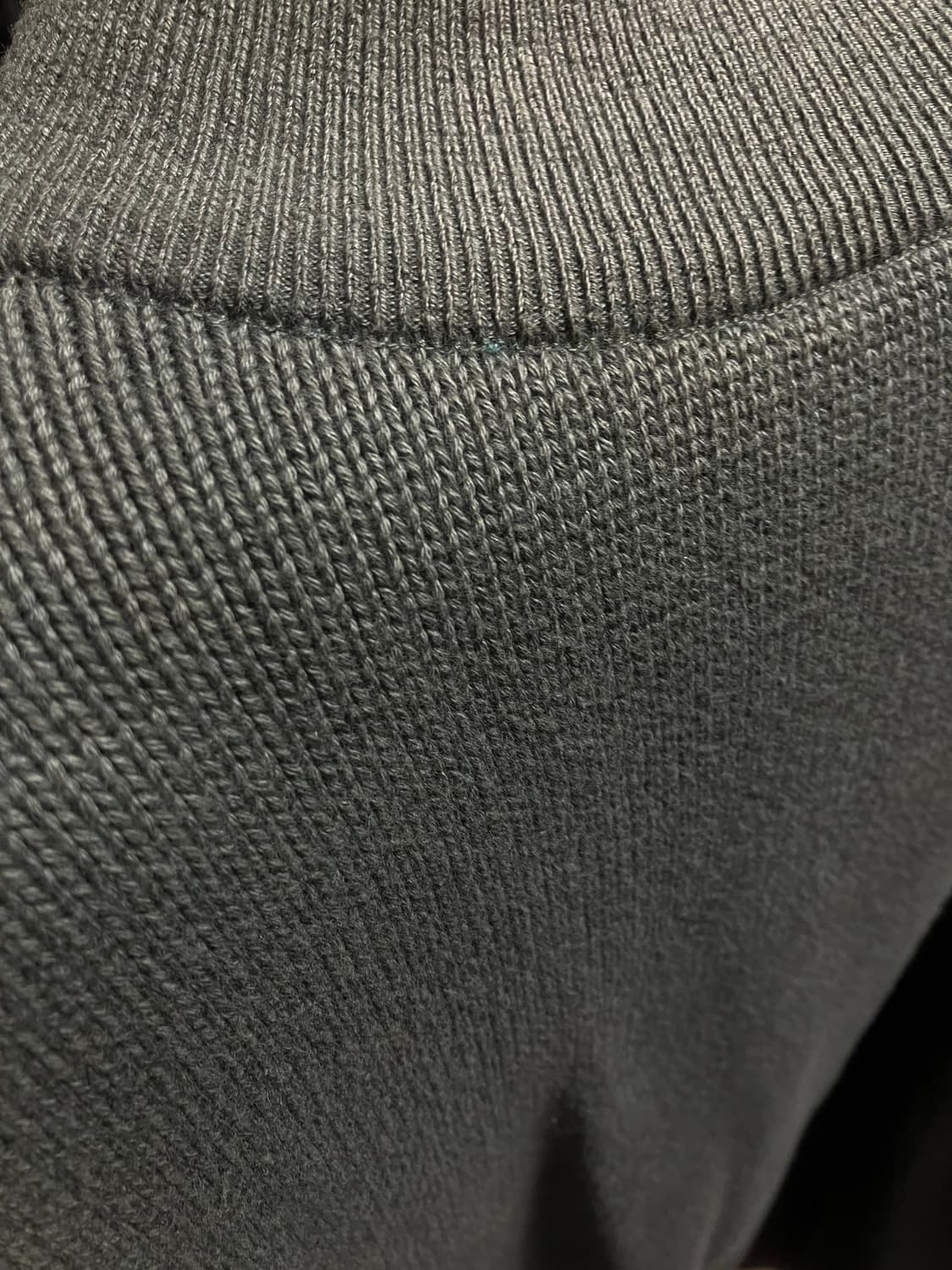 유니폼브릿지 - us navy 모크넥 니트 (올리브) 상품이미지5