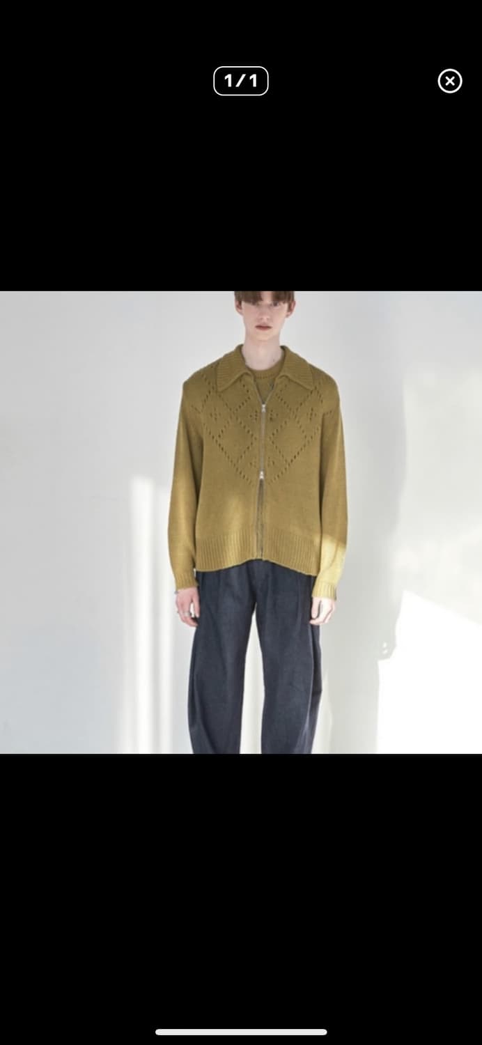 알렌느 니트 집업 가디건 1사이즈 상품이미지2