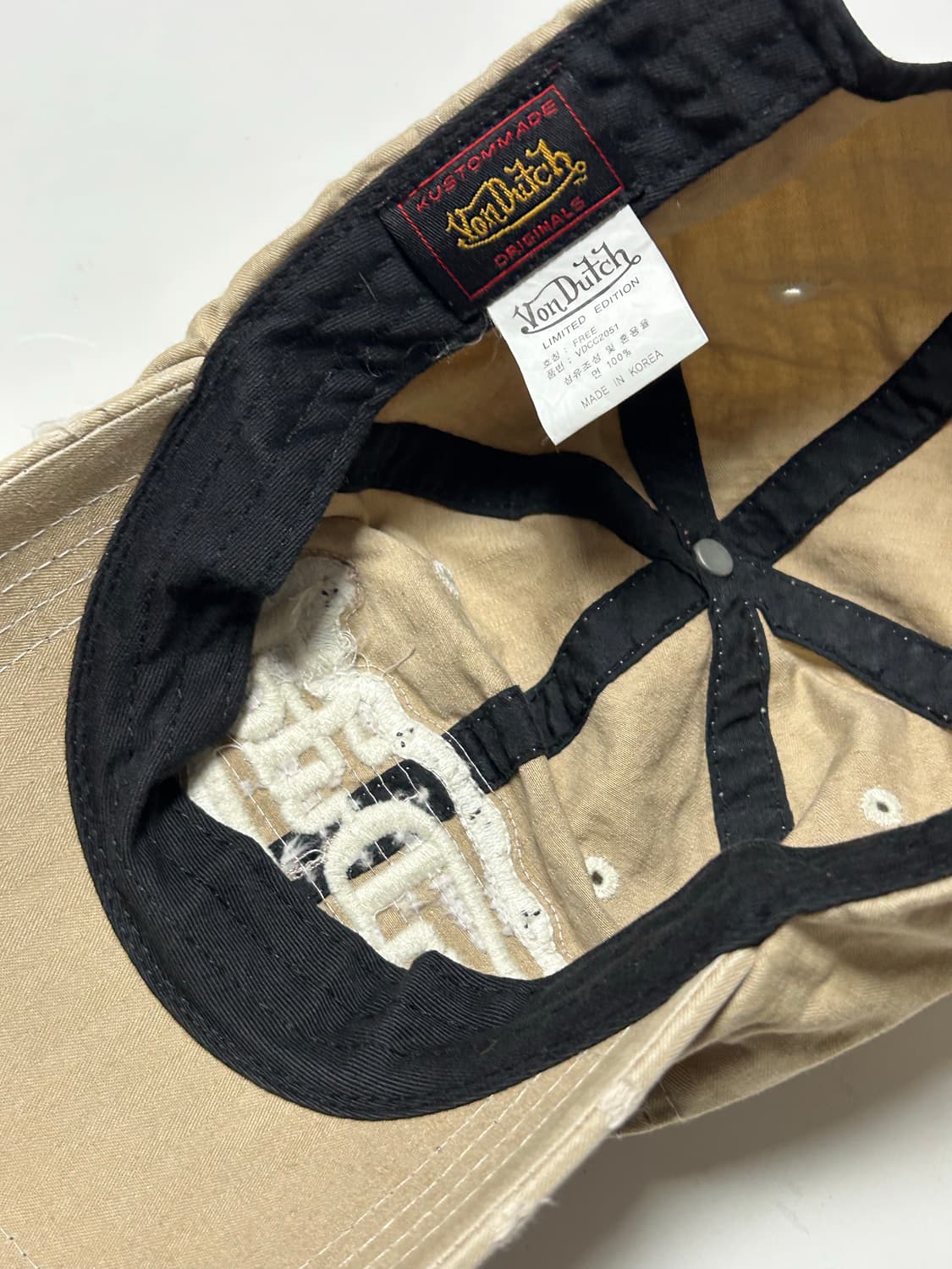 본더치 빈티지 y2k 데미지 캡 상품이미지5