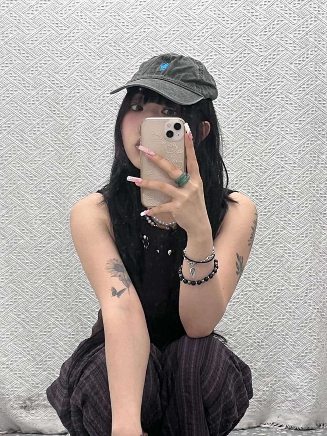 폴로 랄프로렌 컨트리 빈티지 흑청 워싱 블루포니 볼캡 C12164 상품이미지1