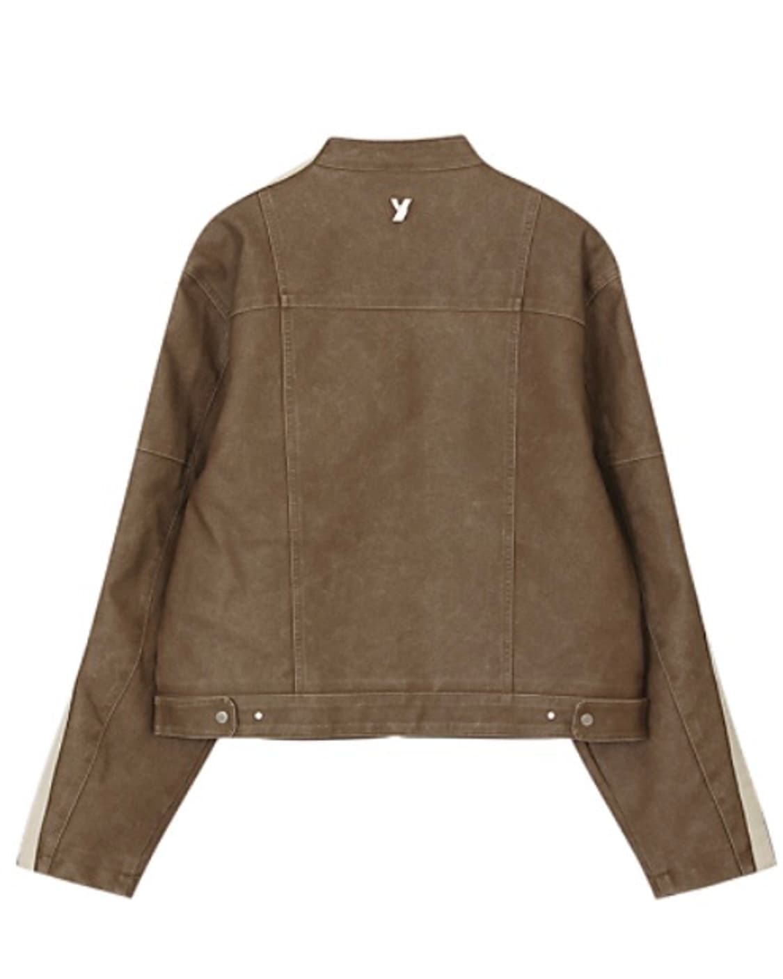 yuse 유즈 크랙 레더 바이커 자켓 상품이미지4