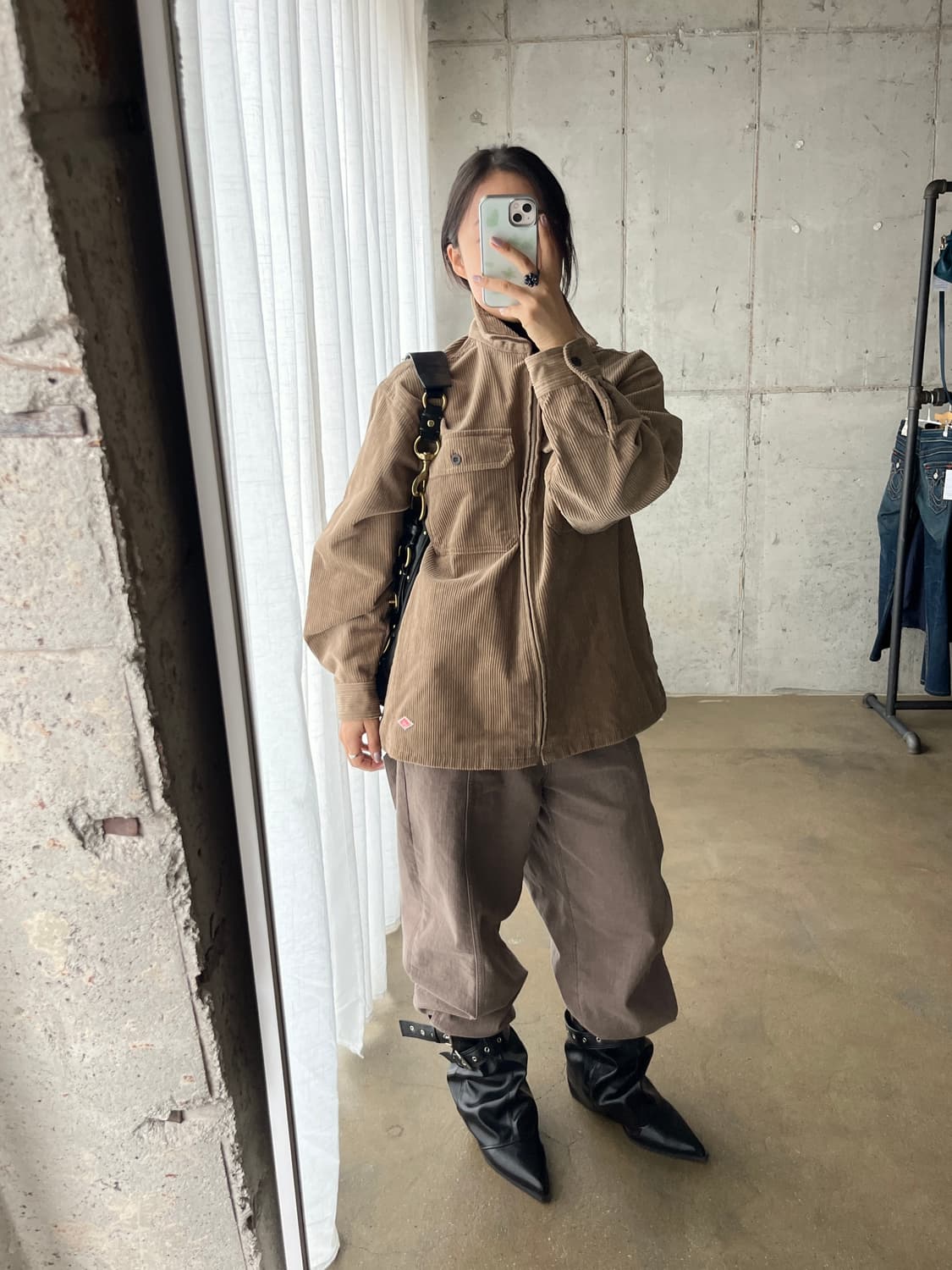 Danton 단톤 코듀로이 자켓 카멜 상품이미지5