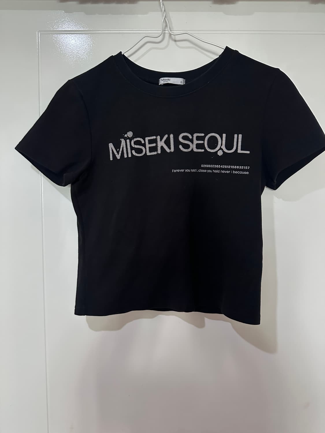 미세키서울 크롭티셔츠  상품이미지1