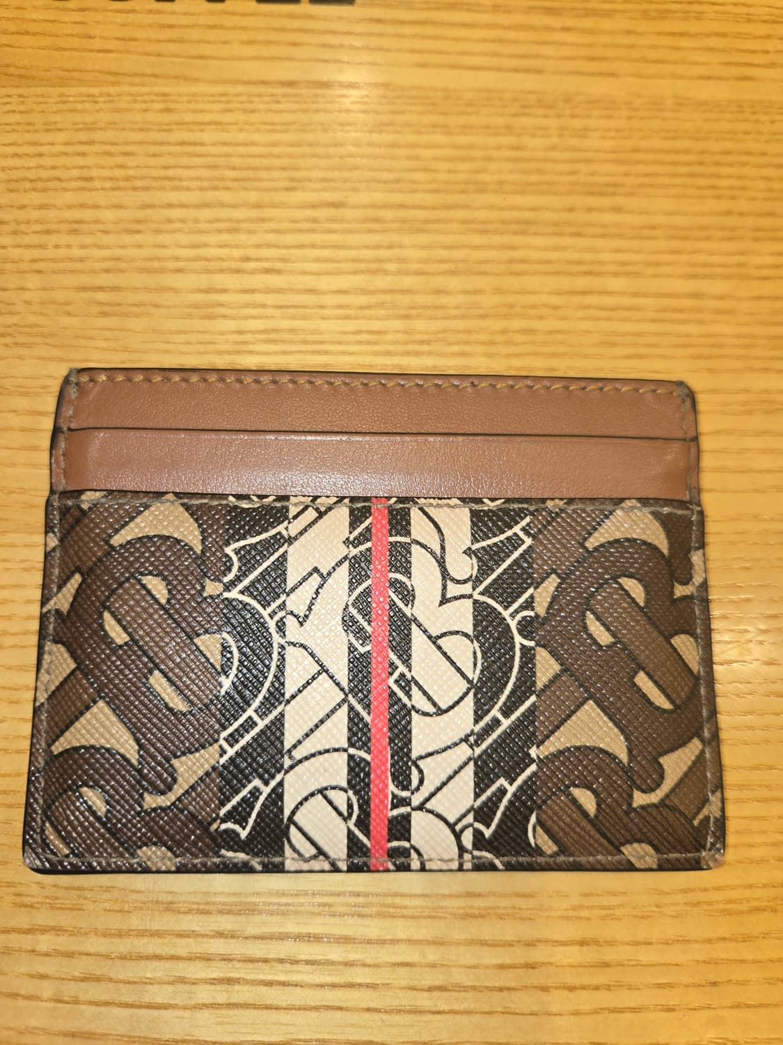 버버리 모노그램 패턴 카드지갑 상품이미지2