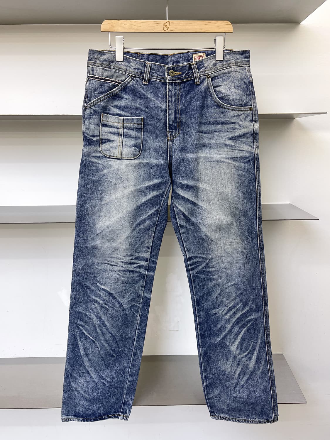 Billvan 데님 카펜터 팬츠 상품이미지1