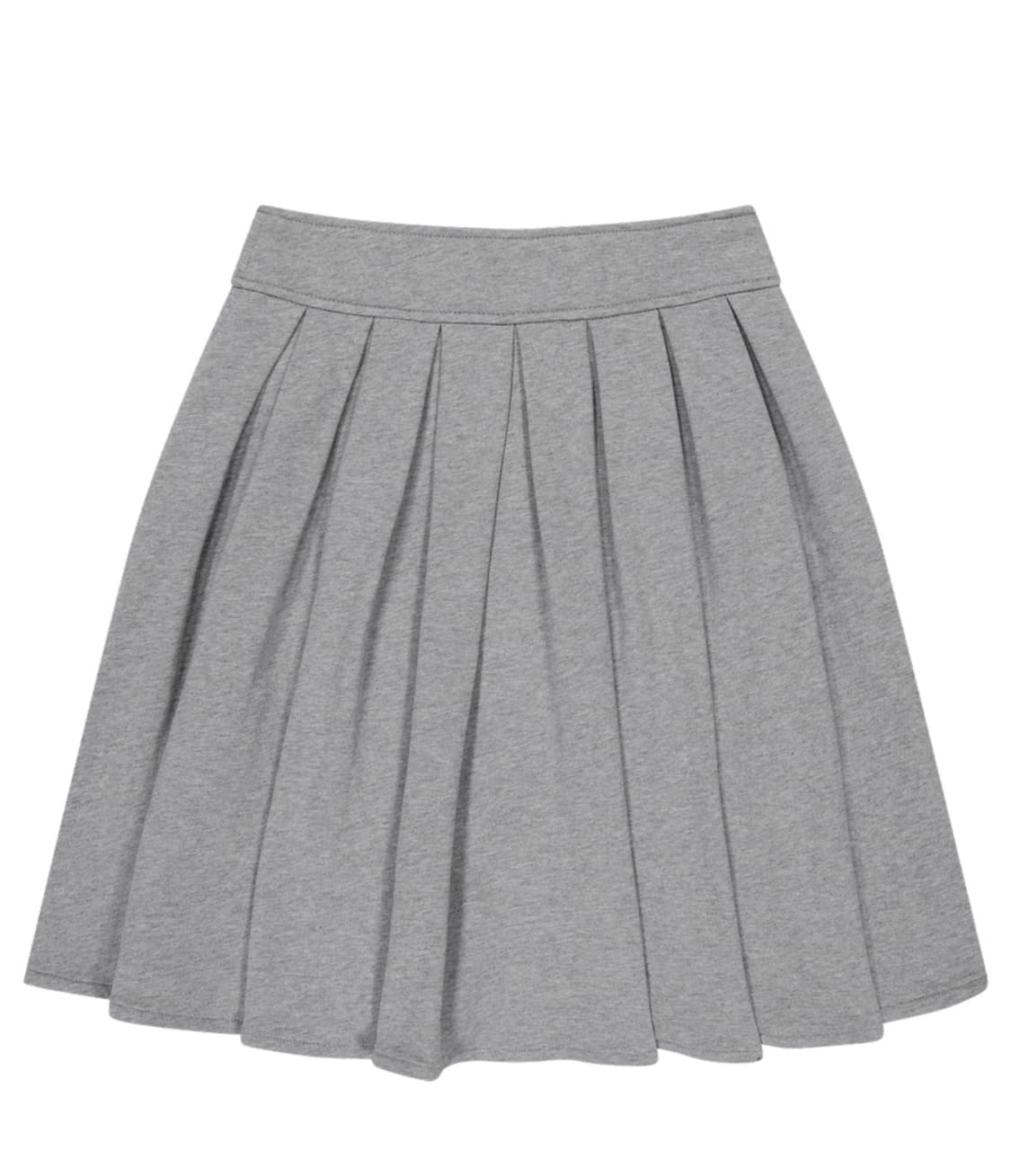 coyseio - cozy sweat wrap skirt melange  상품이미지2