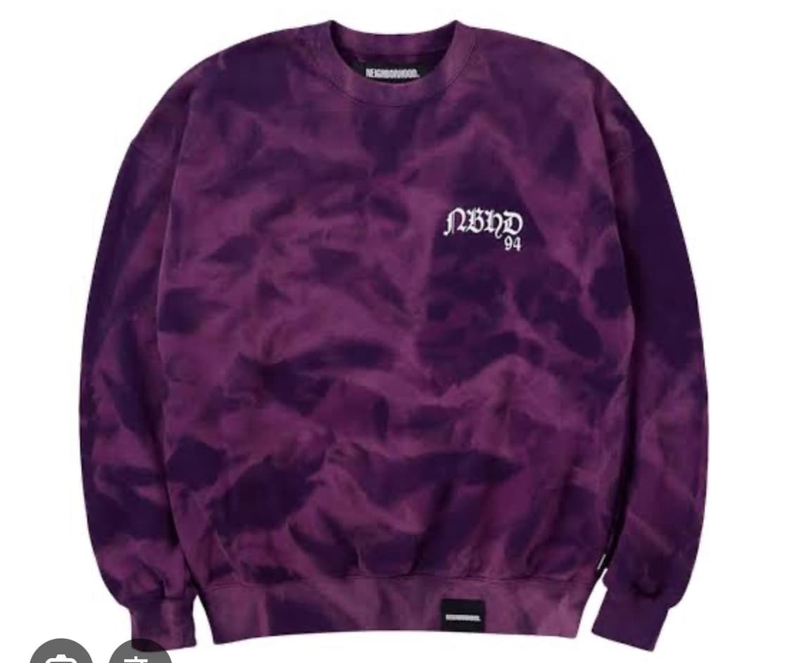 네이버후드 Tie dye 크루넥 스웻셔츠 상품이미지2