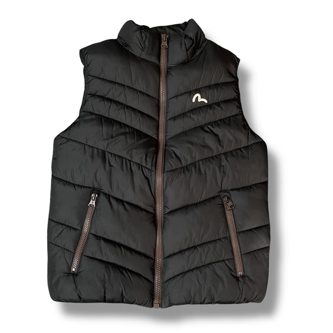 에비수 블랙 베스트 패딩 조끼 베스트 우먼 L 상품이미지1