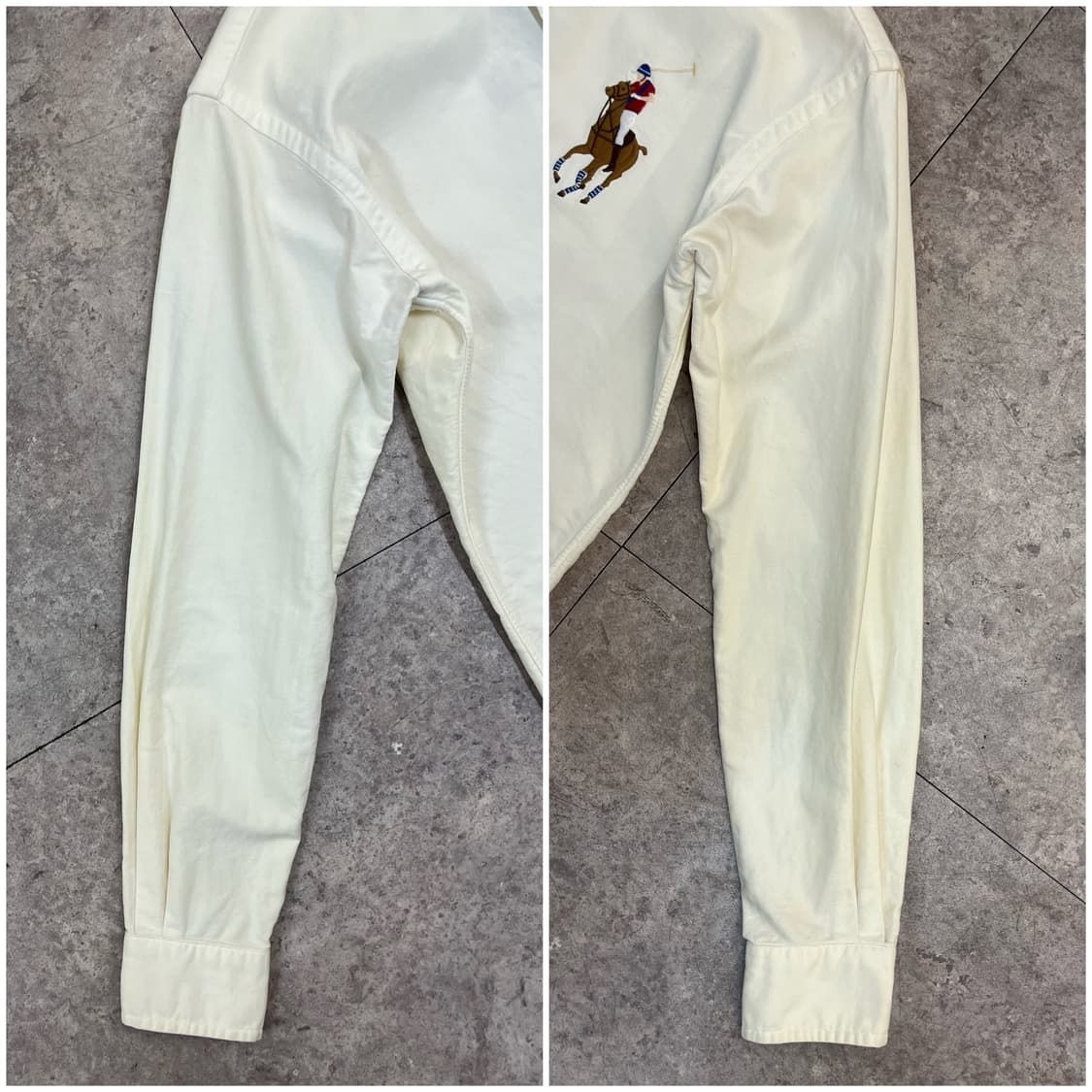 랄프로렌 빅포니 셔츠 크림 S #csz3245 상품이미지6