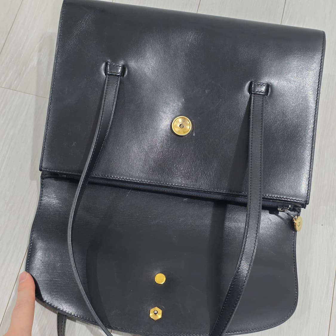 디올 dior 로고 플랩 핸드백 토트백 상품이미지9