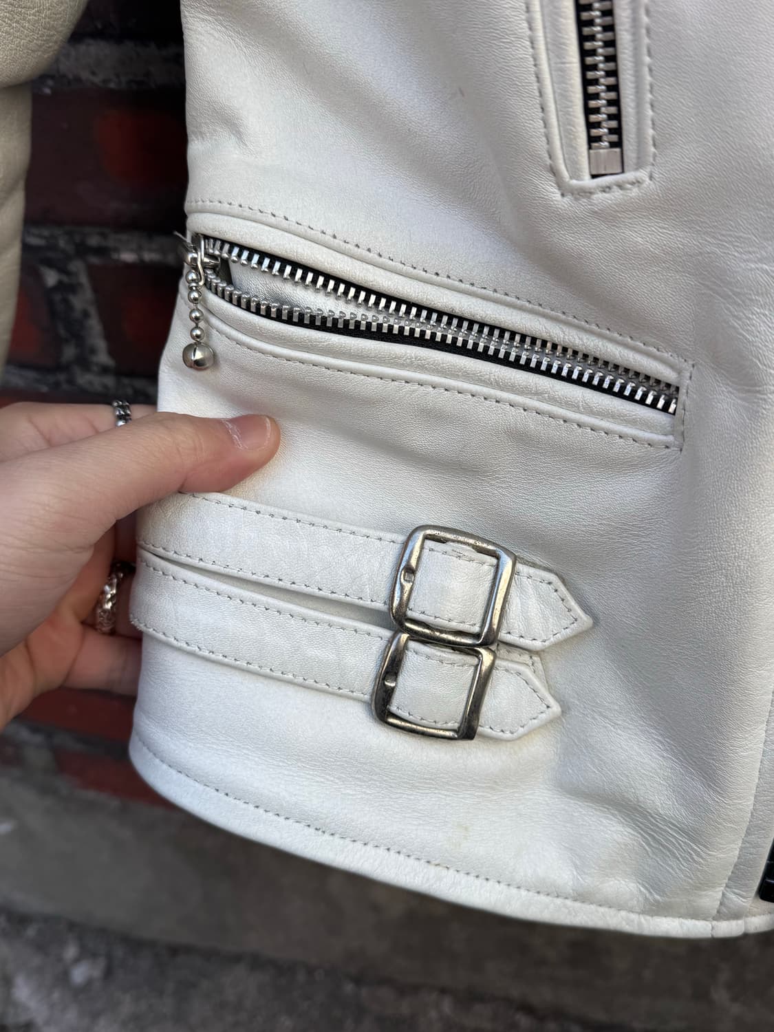 ACDC RAG Stores 모터사이클 소가죽 라이더자켓  상품이미지7