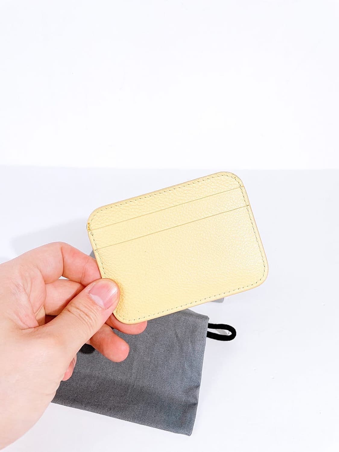 (정품/새상품) 발렌시아가 여성 라임 캐쉬 카드 지갑 상품이미지3