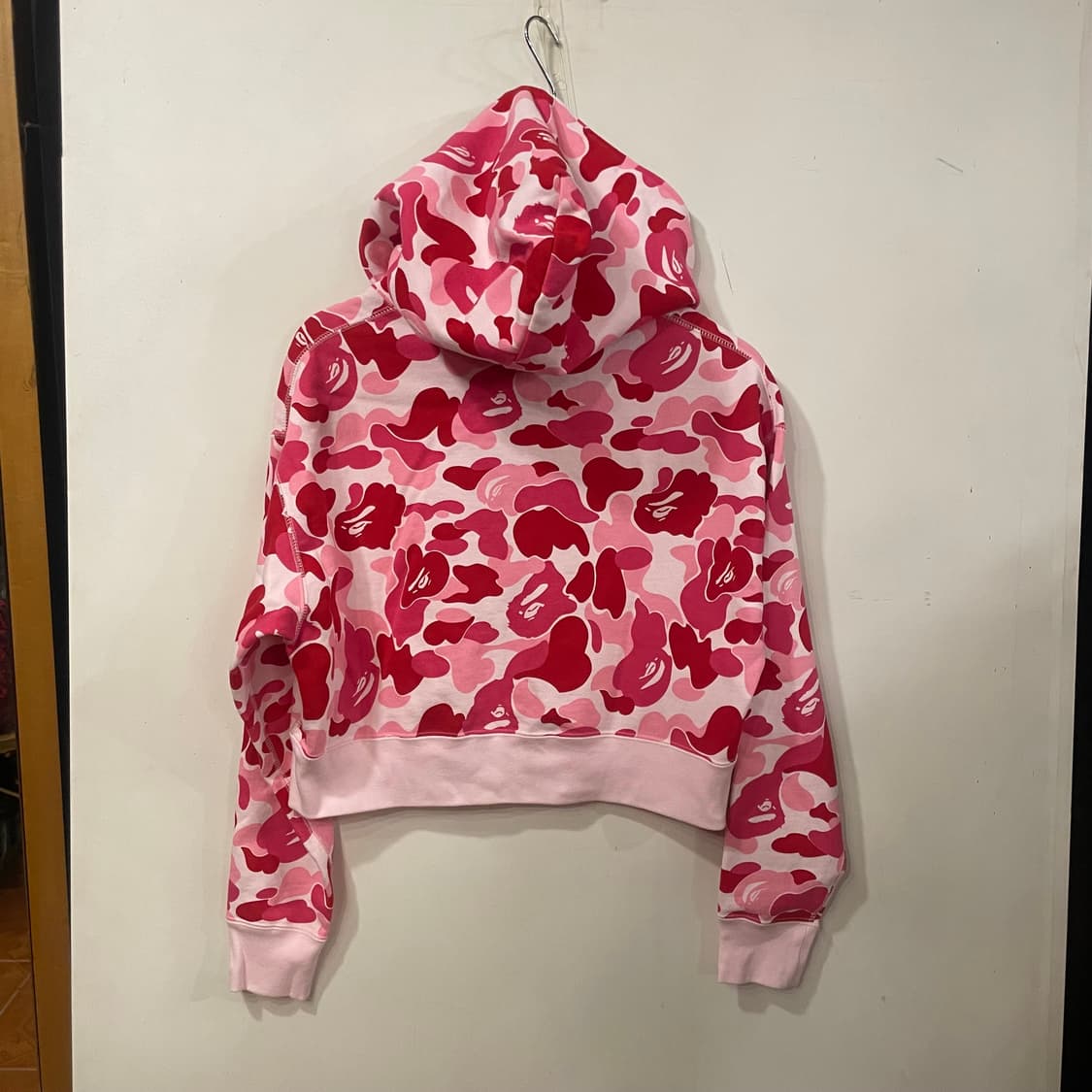 베이프 abc 크롭 스펠아웃 후드집업m 상품이미지2