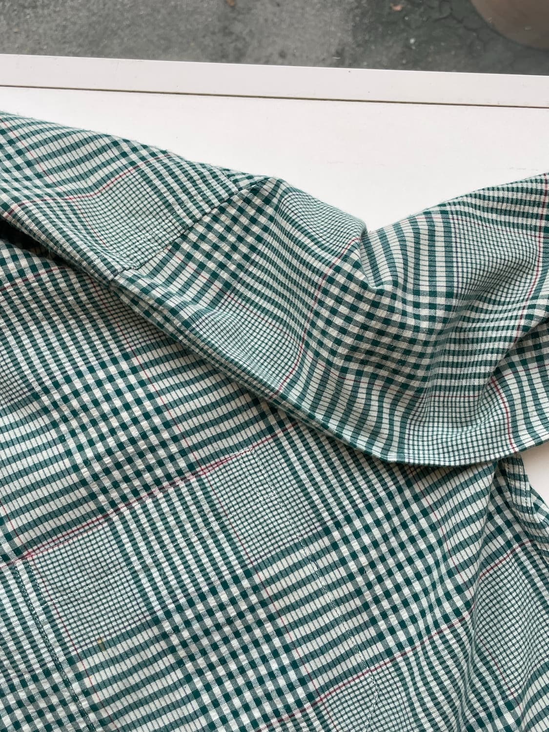 90’s L.L. Bean shirt (seersucker madras) 상품이미지8