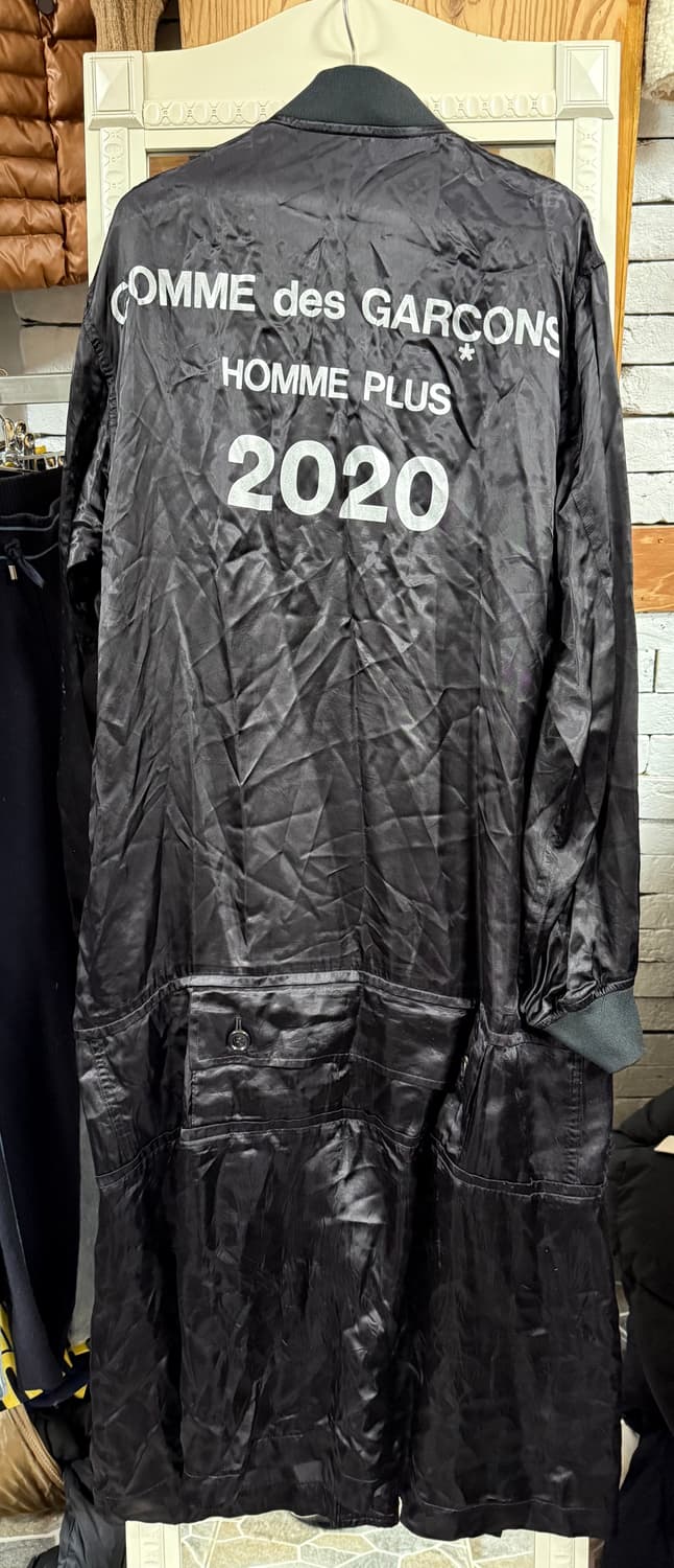 꼼데가르송 옴므 플러스 2020 새틴 코치 코트 M 상품이미지2