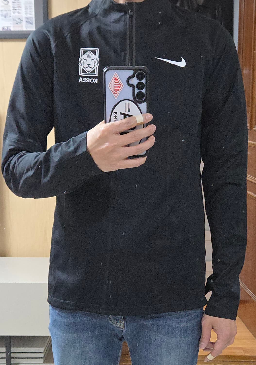 (착샷) 나이키 22-24 쉴드탑 드릴탑 윈터 워리어 트레이닝 상품이미지8