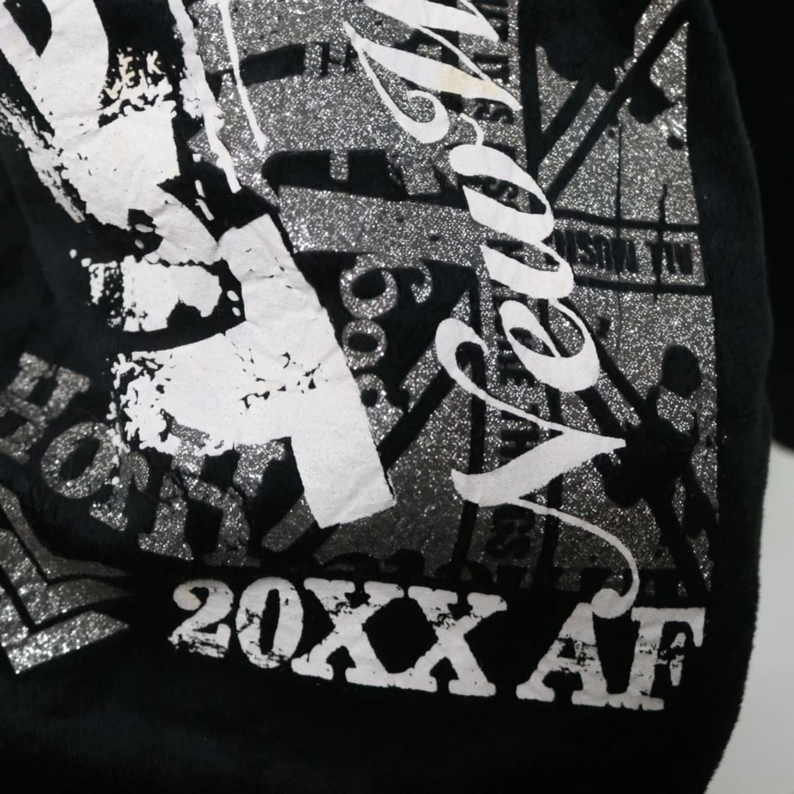 BEAUMERE y2k 펑크 레터링 후드 집업 62634 상품이미지6