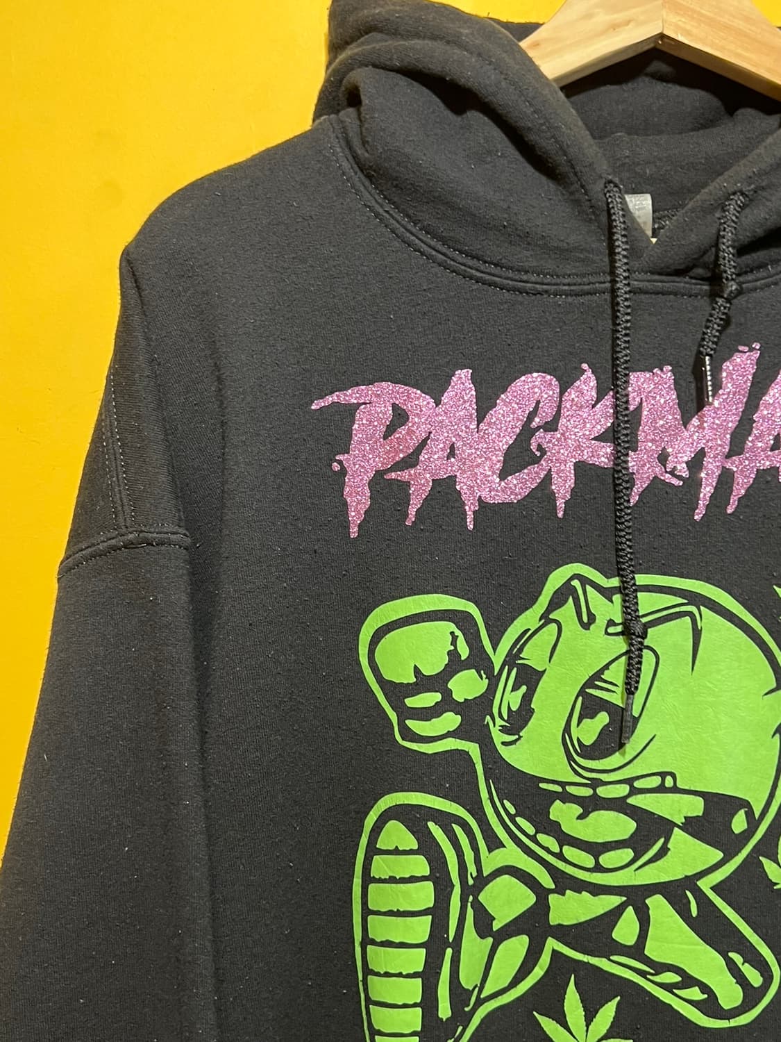 [L] 길단 해비 블렌드 팩맨 커스텀 후드 티셔츠 상품이미지3