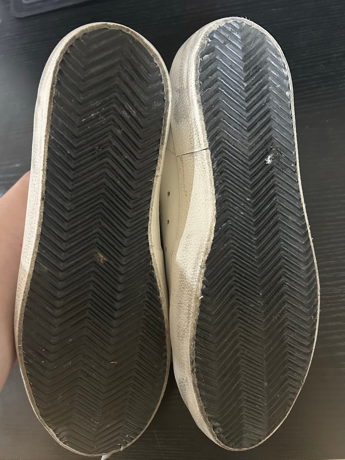 골든구스 남성 슈퍼스타 화이트 실버탭 40 (260) 상품이미지5