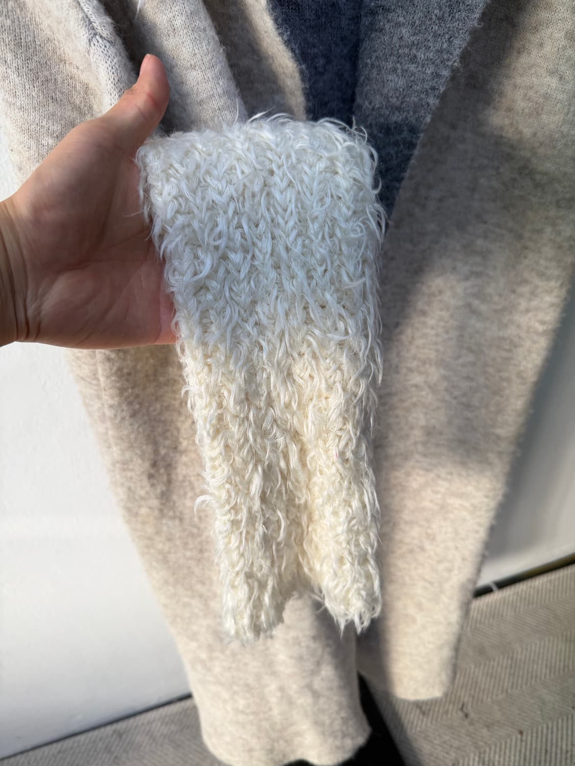 정품) PINKO 핀코 퍼 코트 가디건 S 상품이미지3