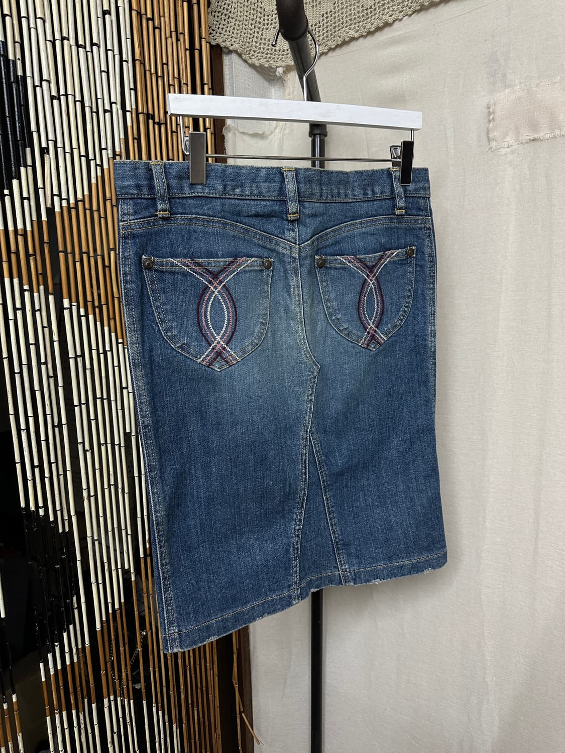 free's phrase denim skirt 상품이미지3