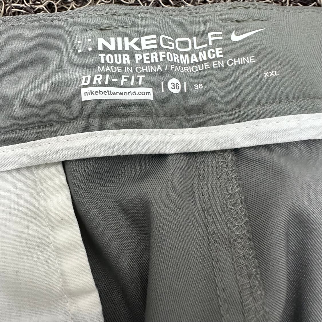 NIKE GOLF 나이키 골프 바지 카키그레이 36인치 상품이미지4