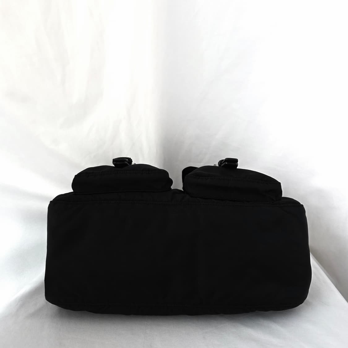 [정품 PRADA] 프라다 투포켓 지퍼 나일론 메신저백 크로스백 라지 상품이미지5