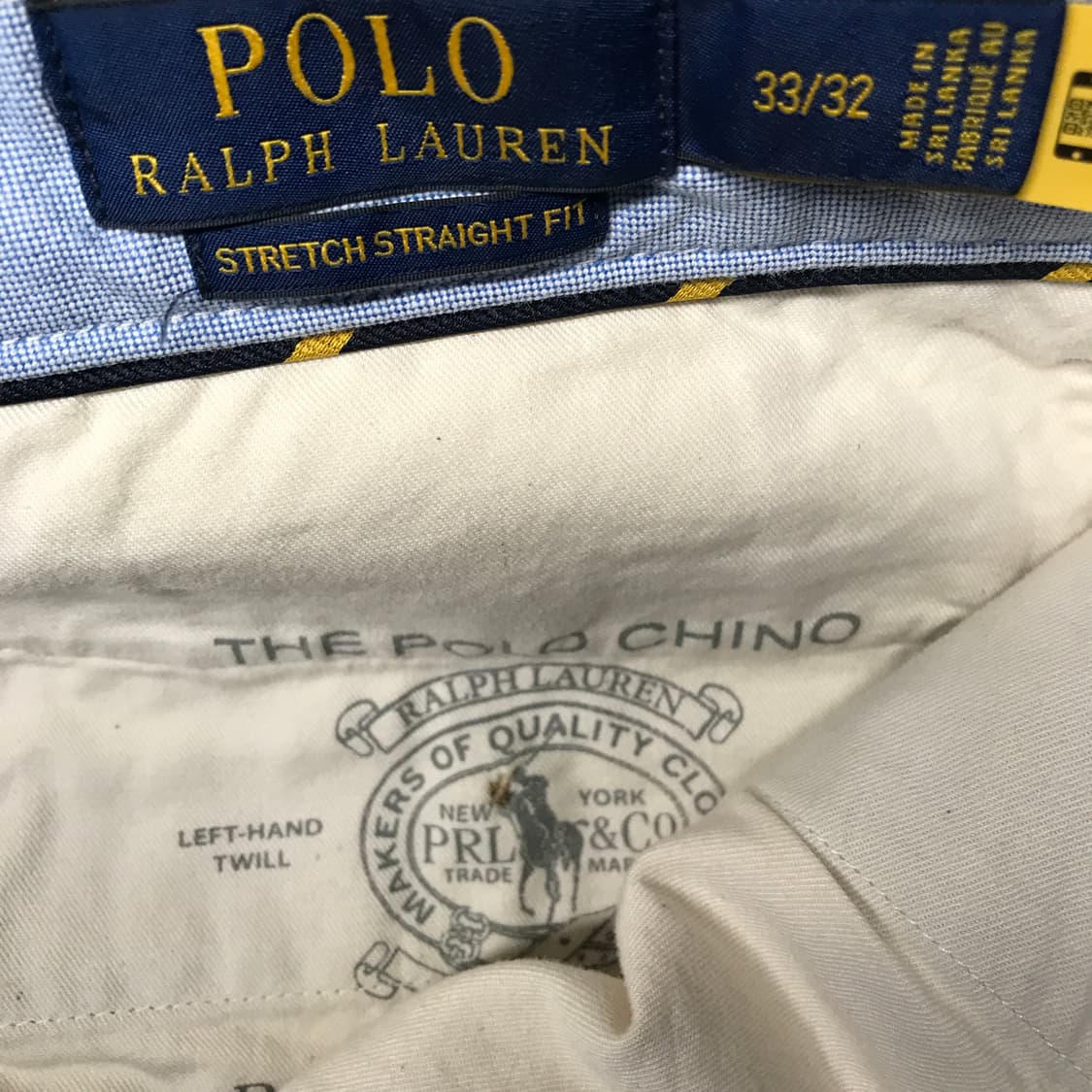 폴로 랄프로렌 QR 치노 팬츠 베이지 33/32 상품이미지6