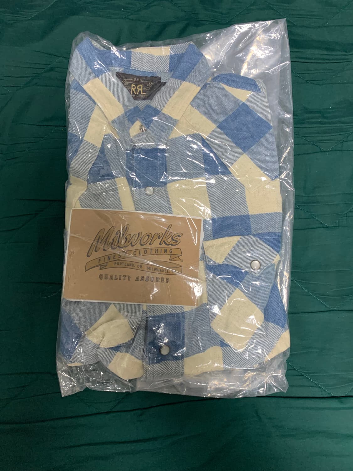 더블알엘 웨스턴 셔츠 M 상품이미지6