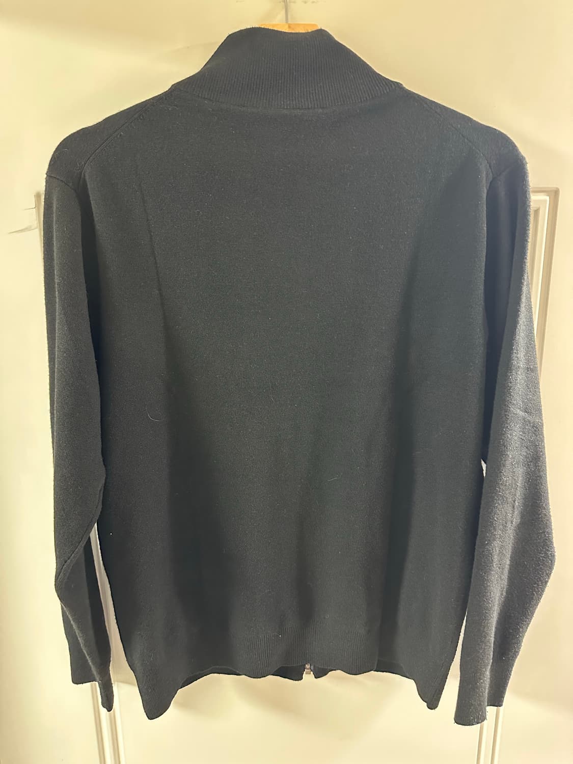 [S] 무인양품 MUJI 블랙 집업 가디건 상품이미지5