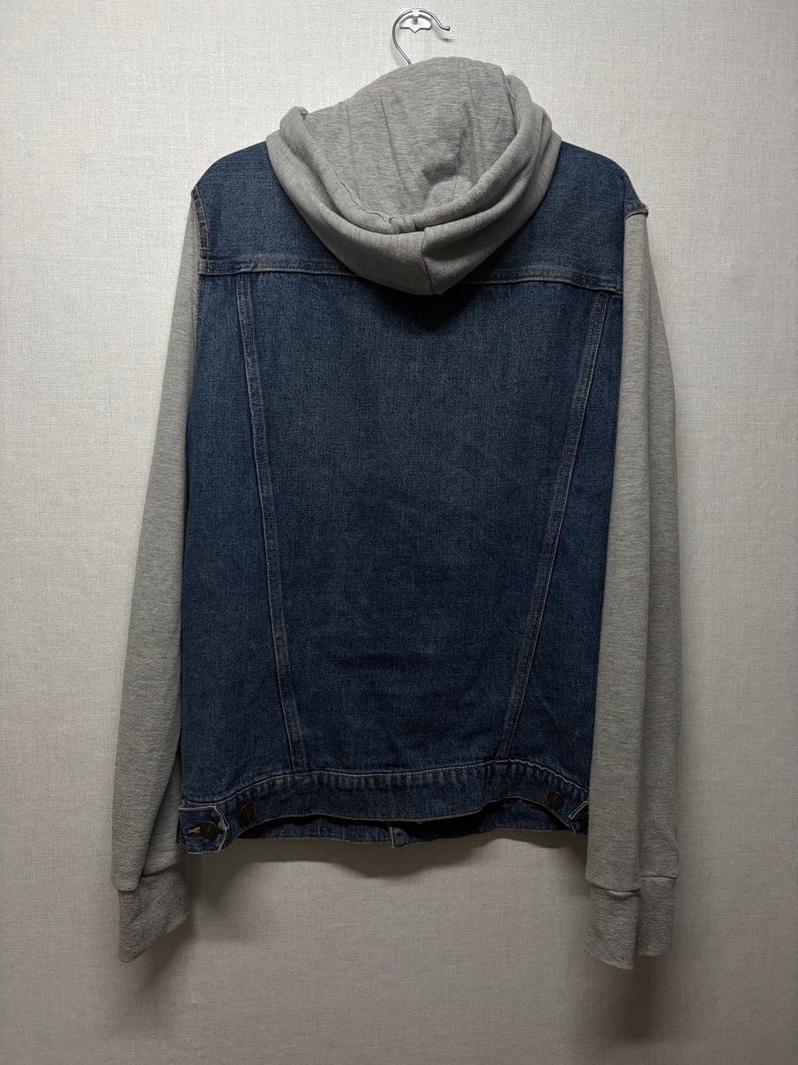 빈티지 후드데님청자켓 M 남녀공용 상품이미지2