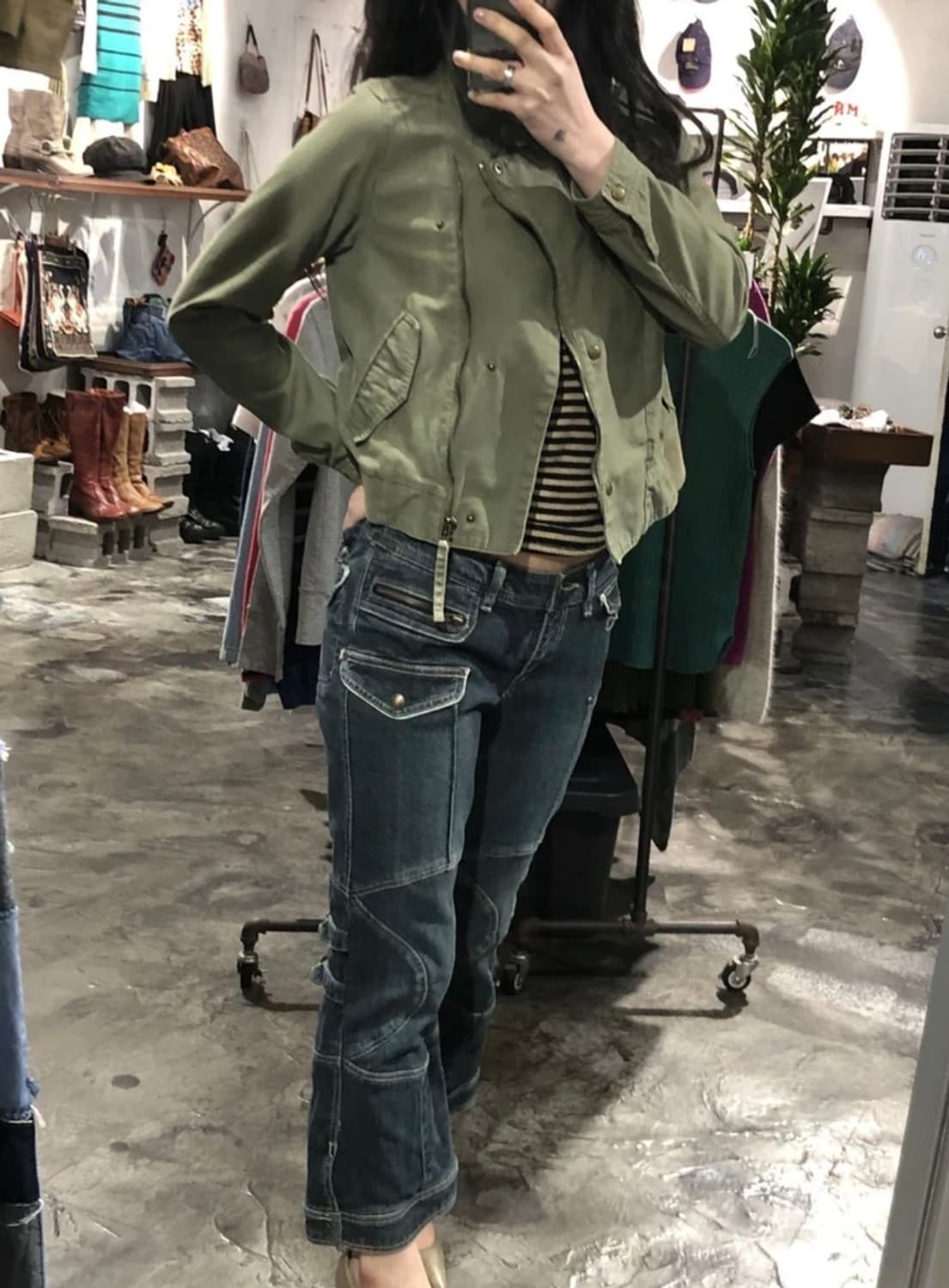 [1281]Beaucoup khaki jacket 상품이미지1