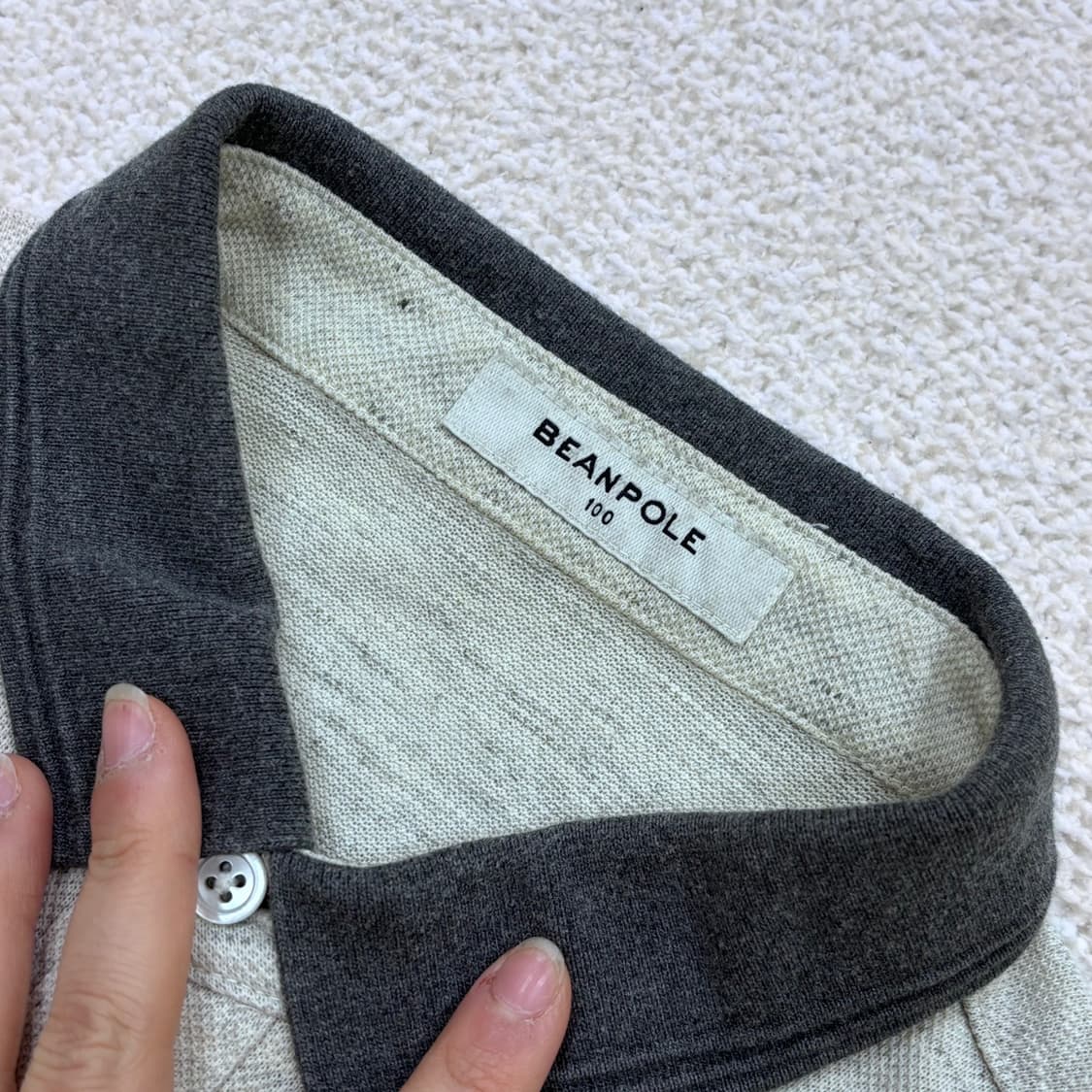 100 빈폴 남성 반팔 카라 티셔츠 0317E 상품이미지3