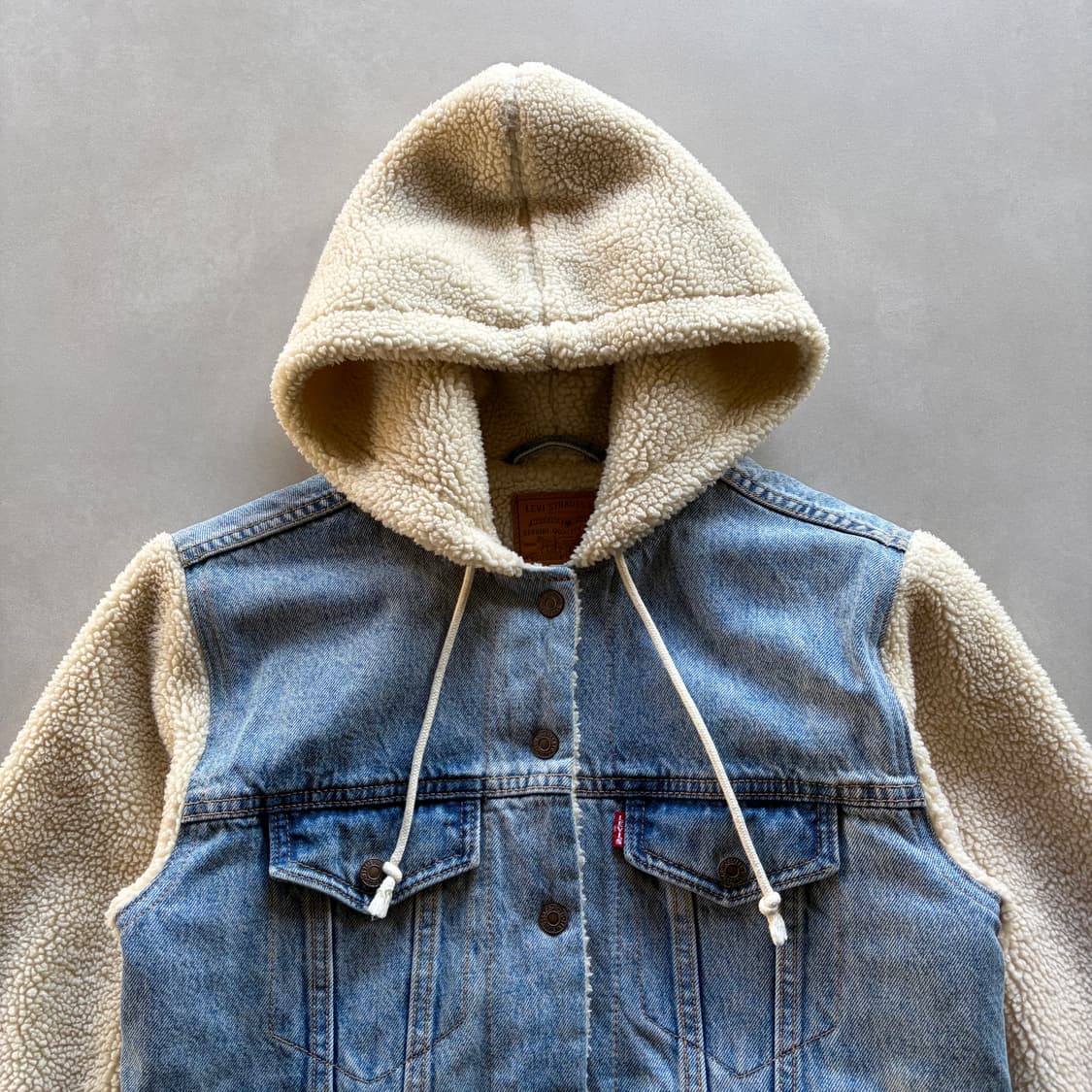 [S]리바이스 프리미엄 Big E 쉐르파 플리스 데님 자켓 상품이미지3