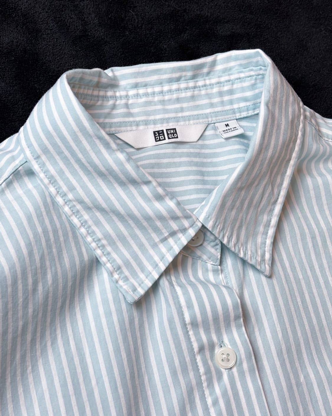 일본빈티지 유니클로 스트라이프 셔츠 상품이미지2