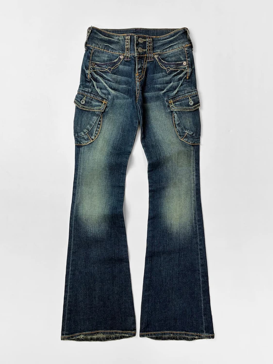 NUVE 00's Y2K  페어리 부츠컷 데님 팬츠 PN5574    상품이미지1