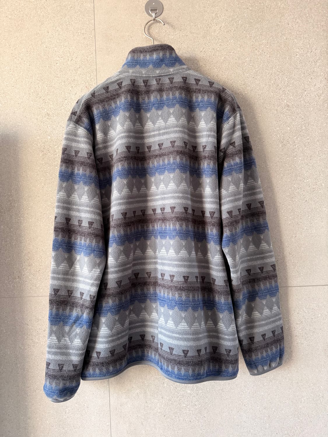 유니클로 남자 후리스 집업 플리스 자켓 그레이 상품이미지3