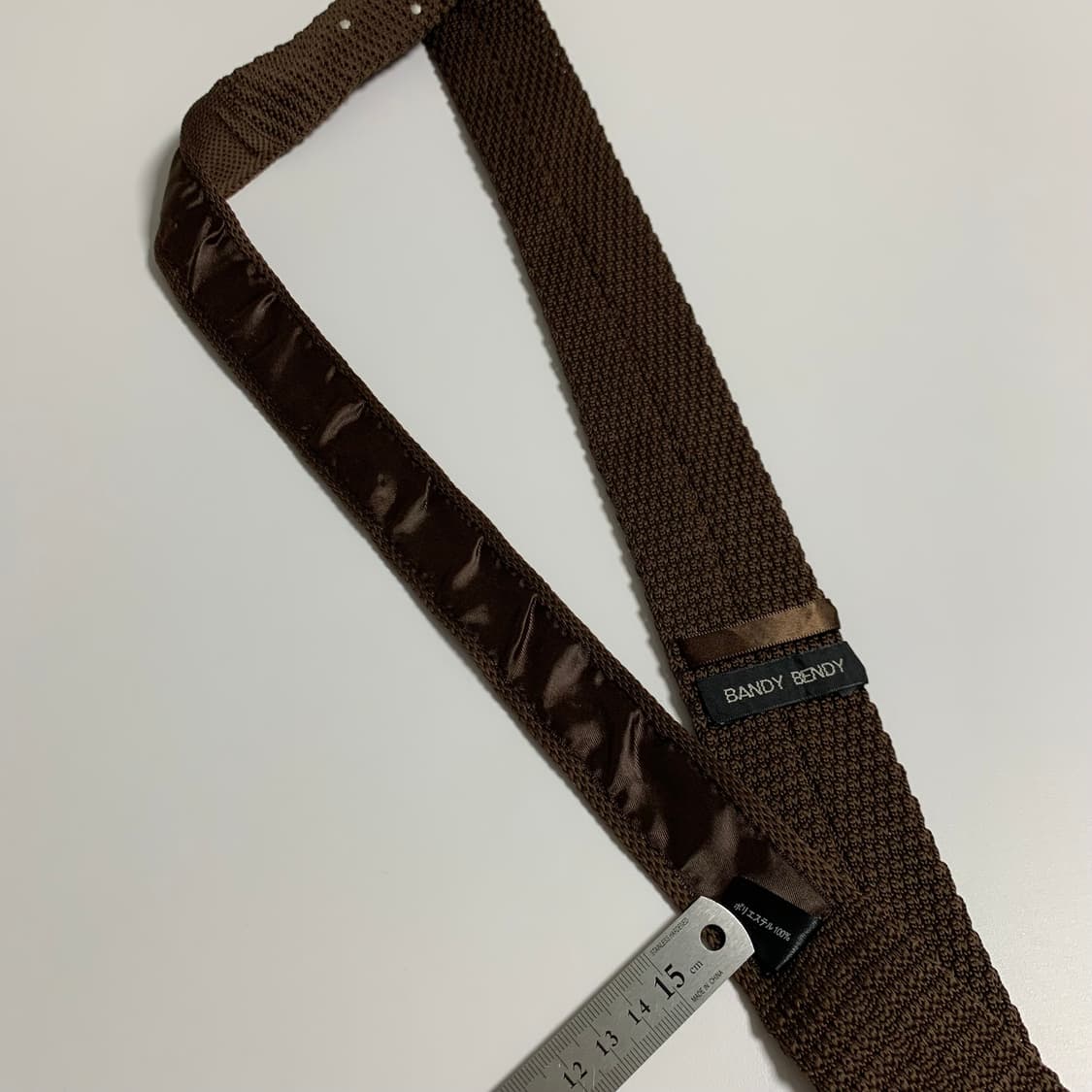 밴디벤디 100폴리에스터 도트 니트타이 슬림넥타이 5cn A+등급 상품이미지6