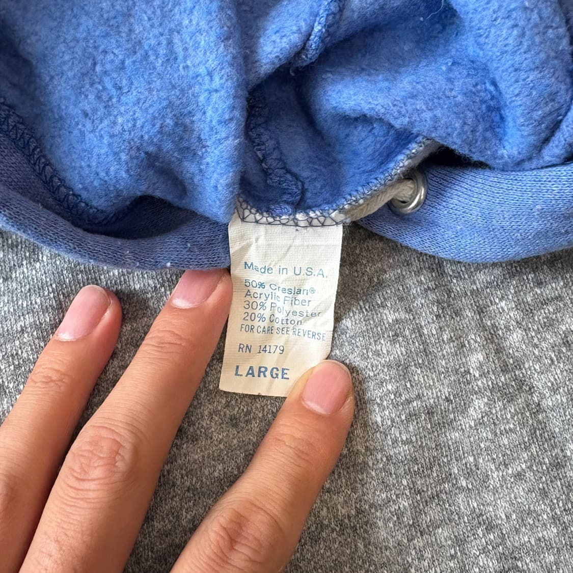 90s USA Vintage hoodi 미국 생산 빈티지 후드 티 상품이미지5