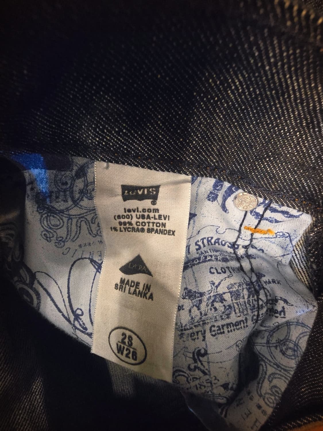 리바이스(Levi's) 빈티지 로우라이즈 부츠컷 생치 데님팬츠  상품이미지6