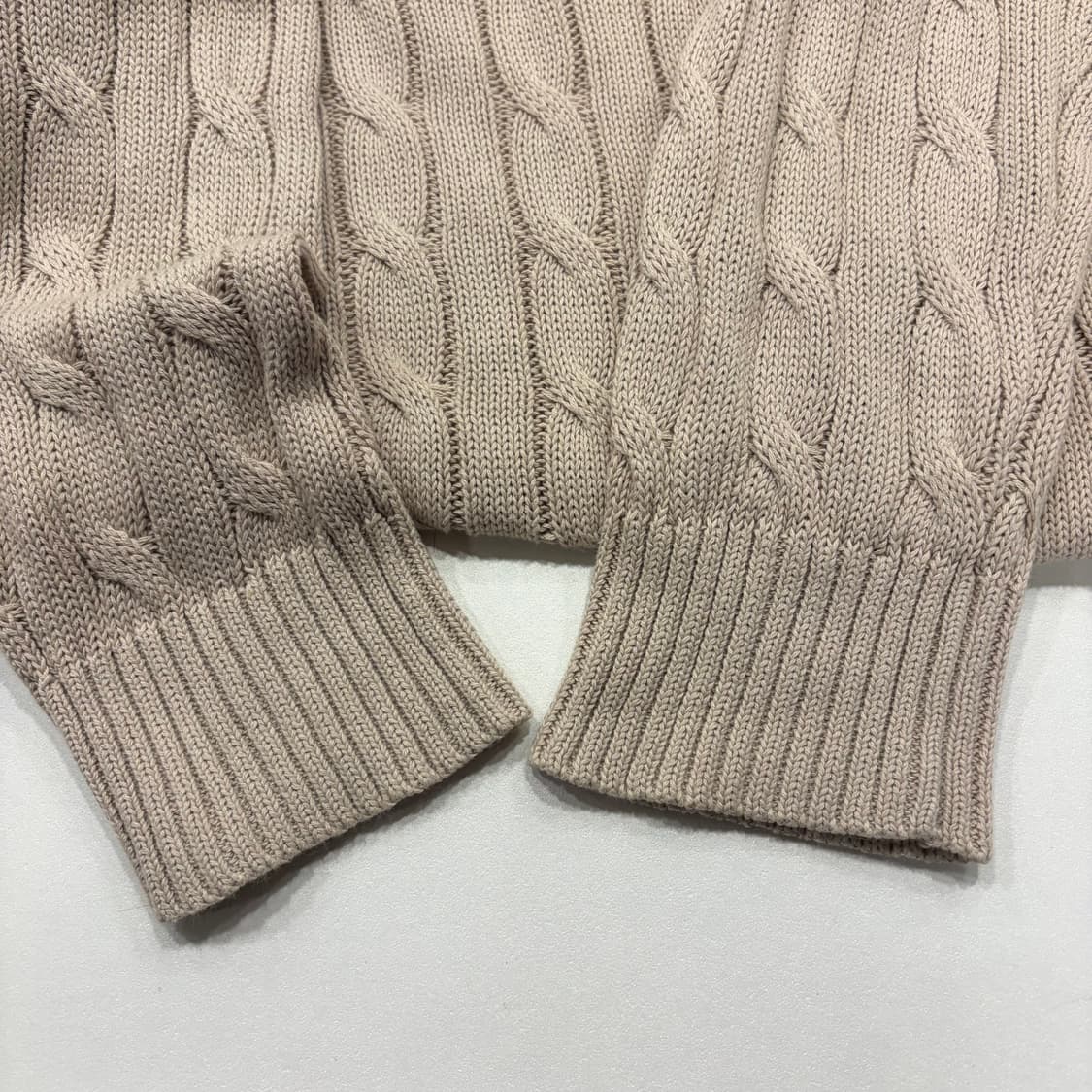 [XL] 폴로 랄프로렌 꽈배기 케이블 니트 베이지 B300 상품이미지7