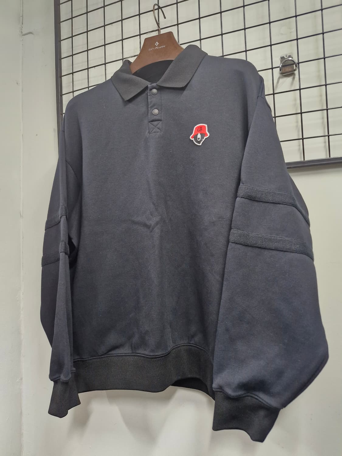 100-105XL 골든베어 콘트라스트 라인 포인트 스웻셔츠. 상품이미지3